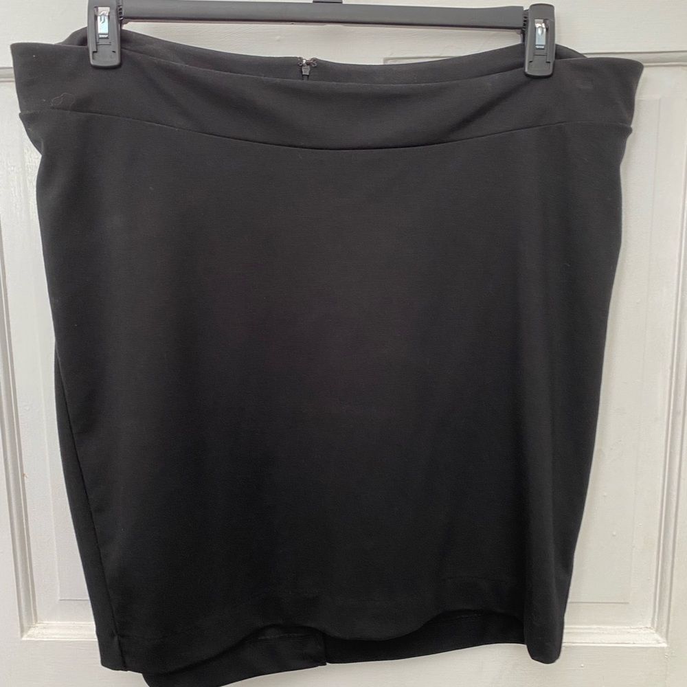 Liz Lange Maternity Black Under Belly Skirt XXL